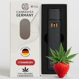 Вейп с каннабисом «Strawberry» Hybrid 1 ml — мініатюра 1