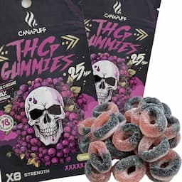 Конфеты CANAPUFF «Чёрная смородина» 5 шт. — мініатюра 1