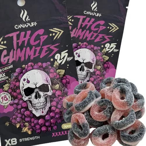 Конфеты CANAPUFF «Чёрная смородина» 5 шт. — фото 1