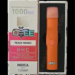HHC Вейп «Peach Mango» 1 ml — мініатюра 1